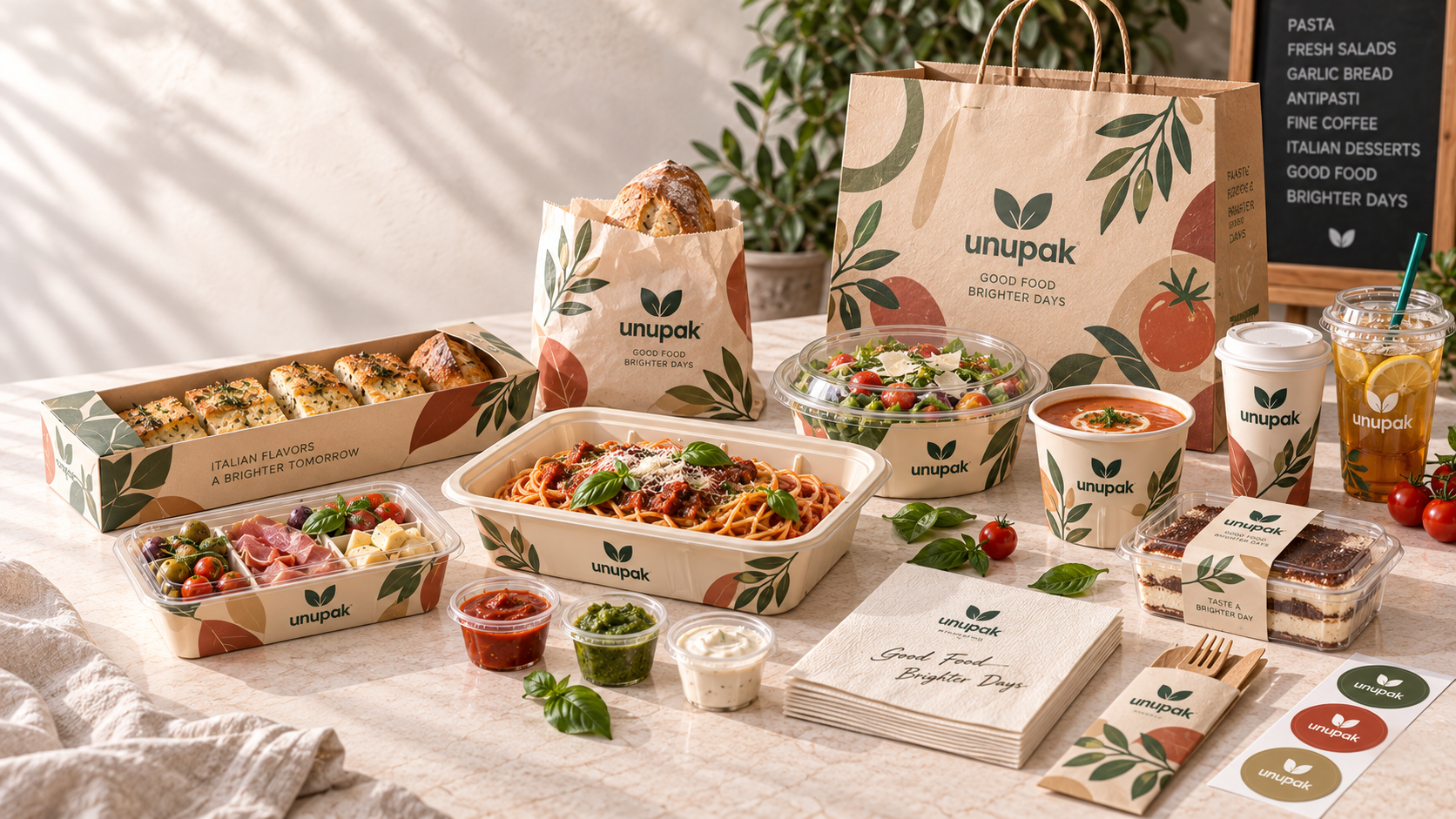 italian takeout packaging
