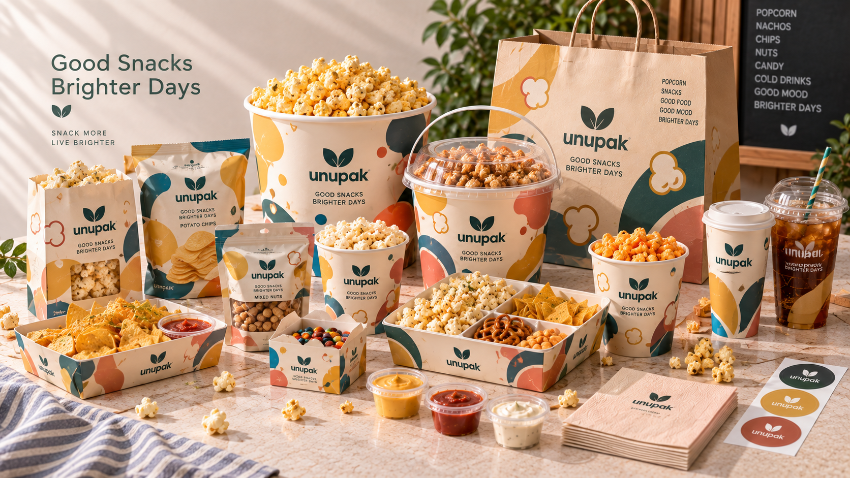 snack shop packaging